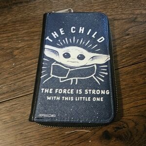 Buckle Down Star Wars Force Is Strong Wallet Zip Around Travel Collector Used. 